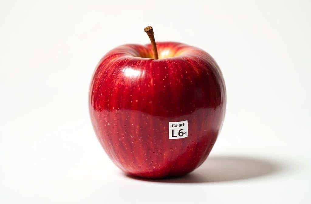 Combien y a-t-il de calories dans une pomme ?