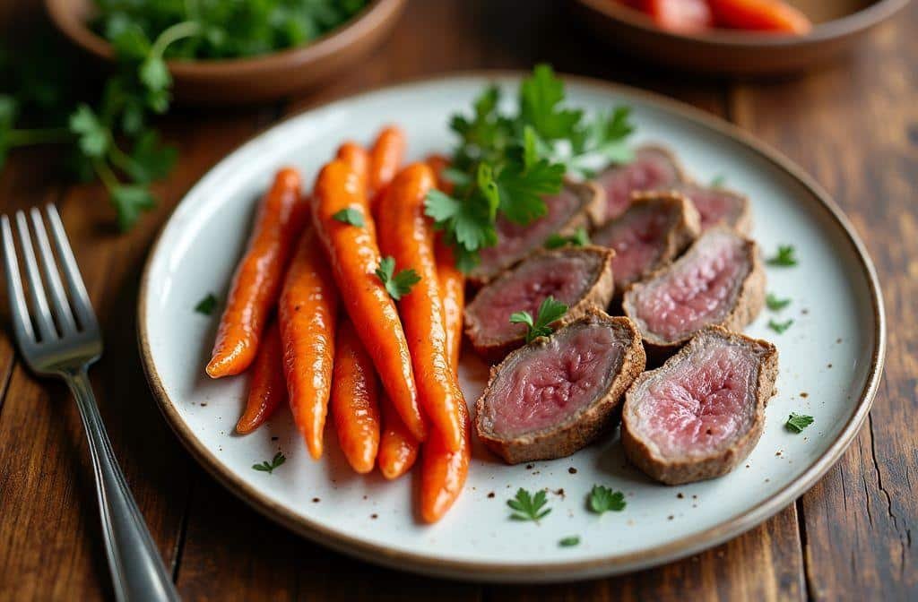 Quelle viande manger avec des carottes vichy ?