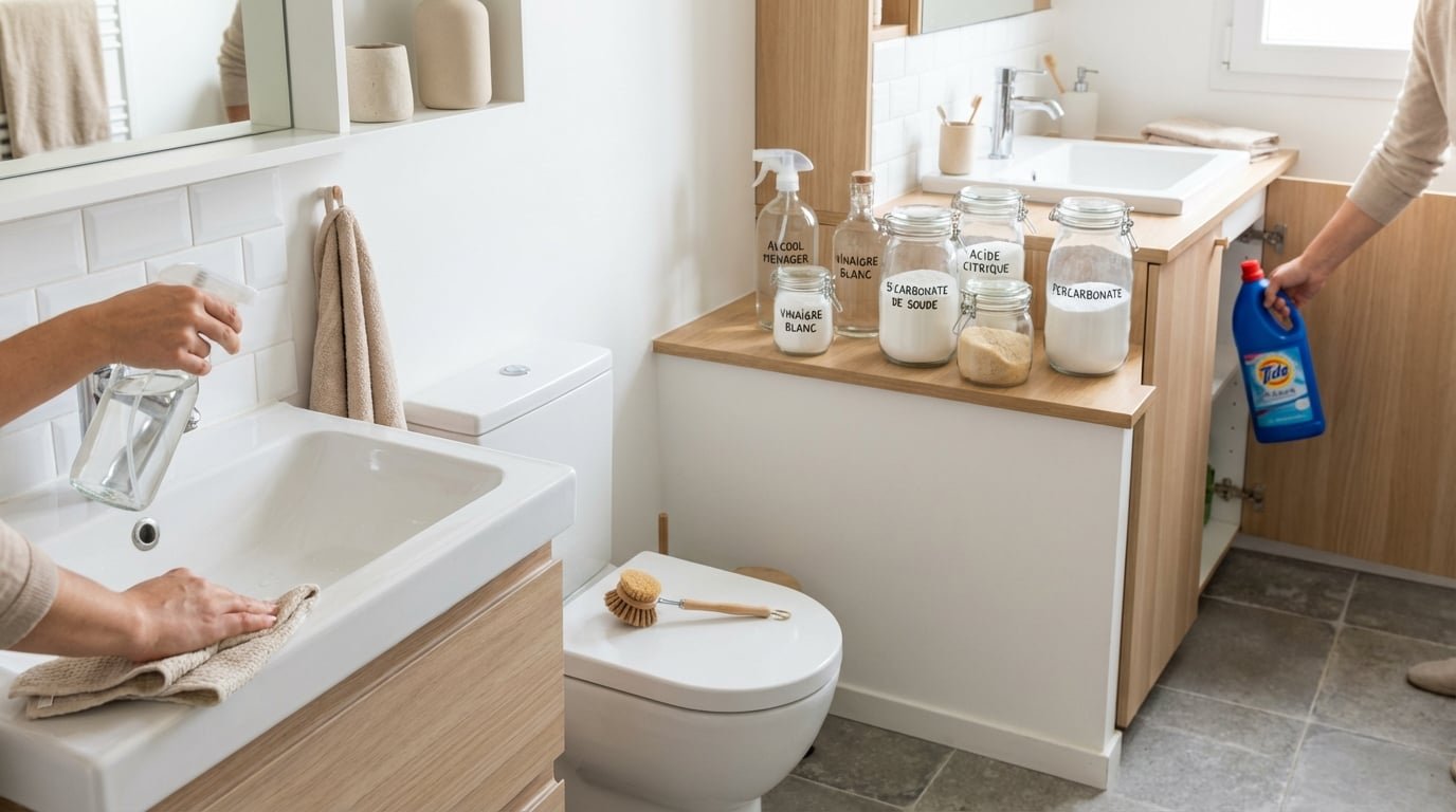 Adieu l’eau de javel : ces produits malins que les foyers avertis utilisent pour blanchir et désinfecter sans rien abîmer