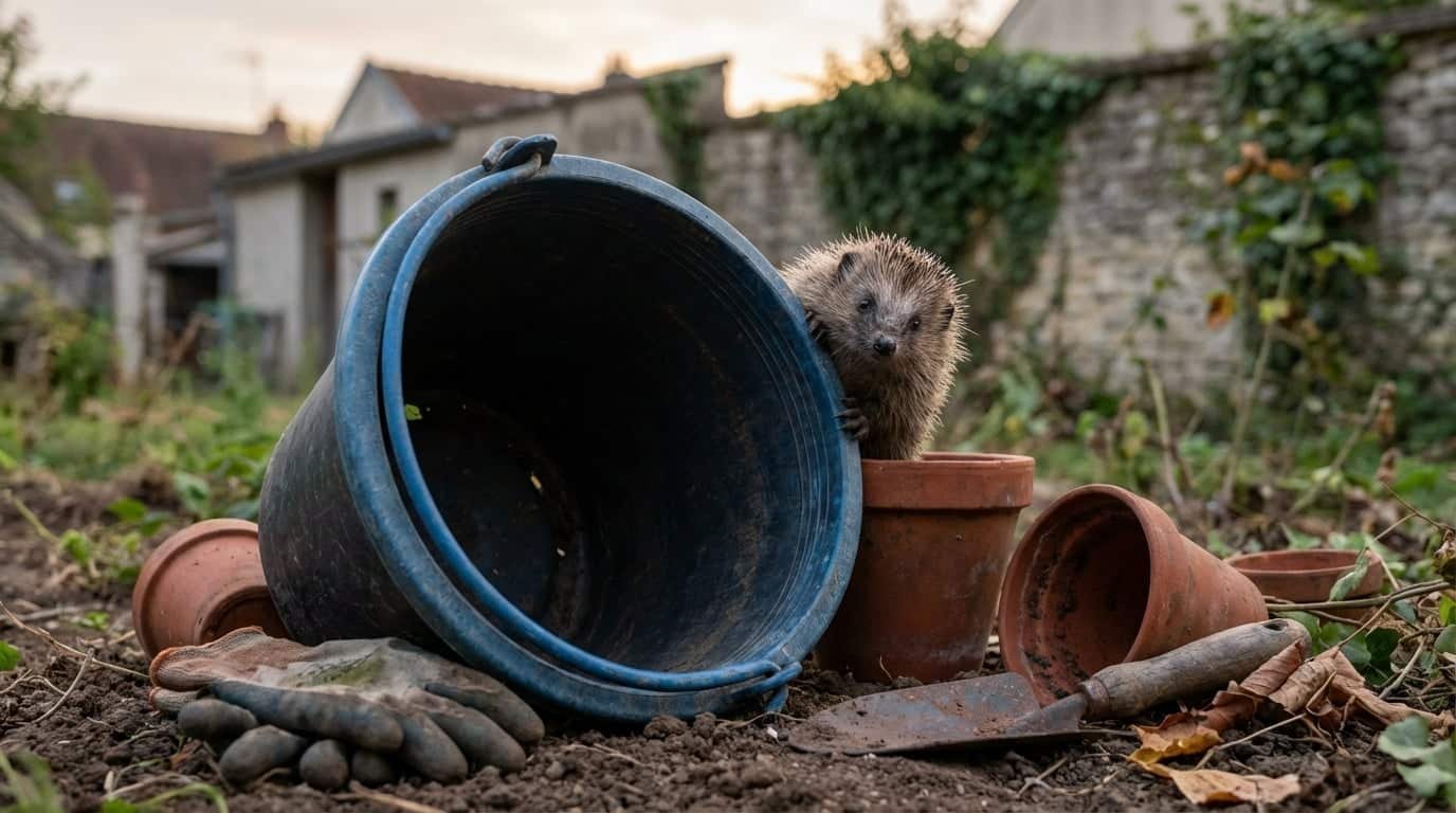 Chaque soir, ce simple objet de jardinage oublié transforme votre jardin en piège mortel pour la faune sans que vous ne le sachiez